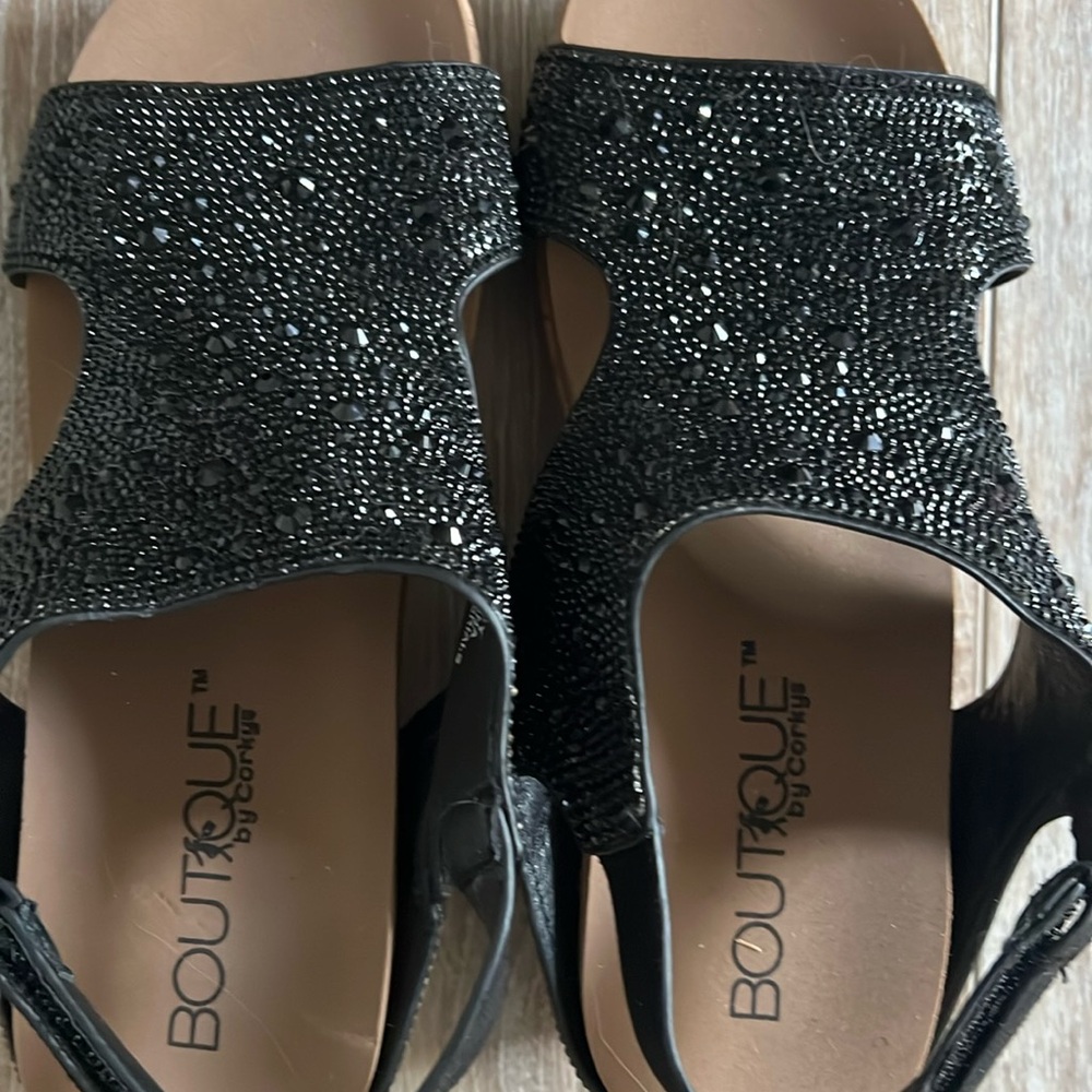 Corky’s Ashley Rhinestone Wedge